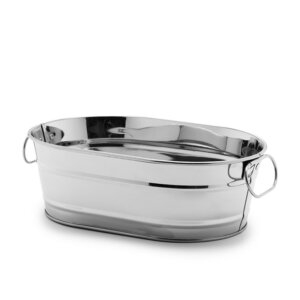 Mini hink oval rostfri